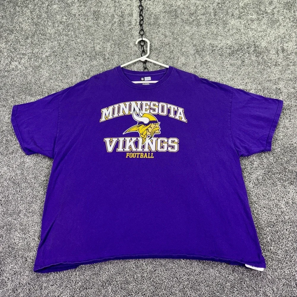 Minnesota Vikings Shirt Mens 3XL Purple NFL Football NFL Team Apparel Graphic